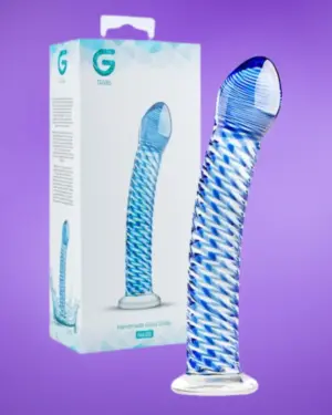 Gildo No.5 - Spirálos üveg dildó