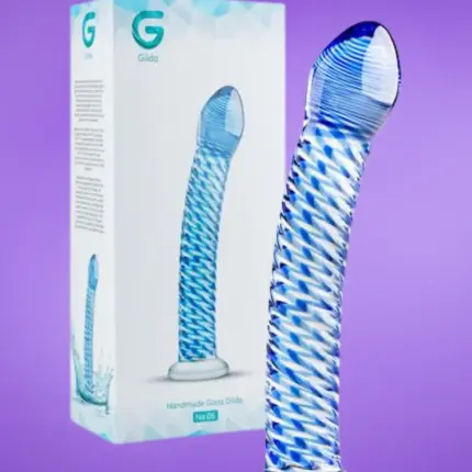 Gildo No.5 - Spirálos üveg dildó