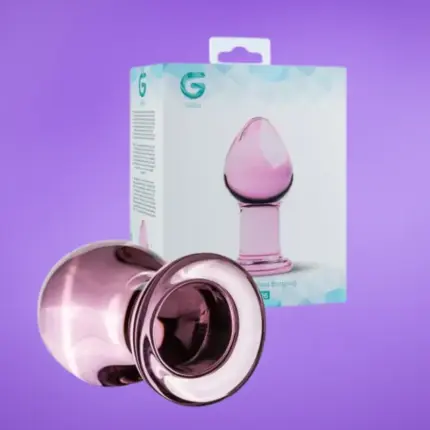 Gildo  - Üveg análdugó (pink)