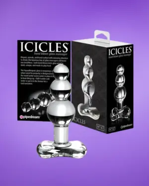 Icicles  No.47- Üveg análdugó