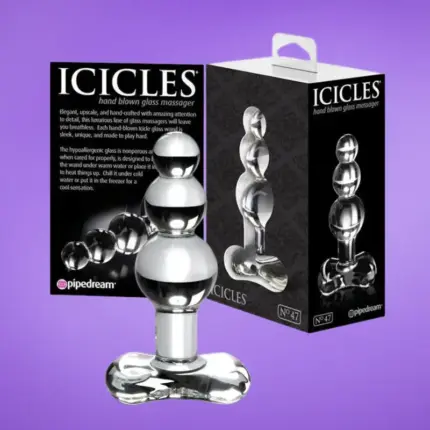 Icicles  No.47- Üveg análdugó