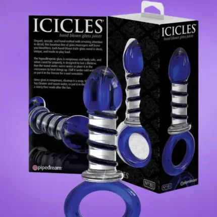 Icicles No.81- Üveg análdugó