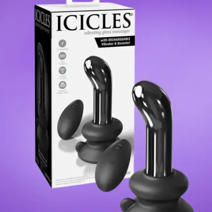 Icicles No.84 - Távirányítós üveg análdugó