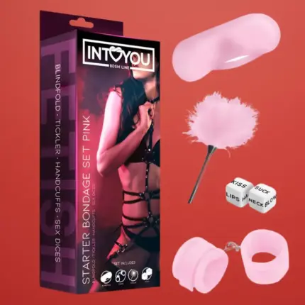 Intoyou BDSM Line - Kezdő kötöző szett - 4 részes (pink)