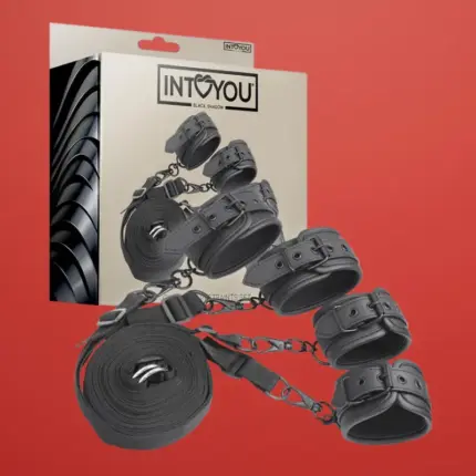 Intoyou Black Shadow - Ágyhoz kötöző szett