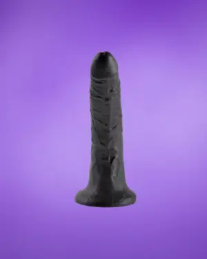 King Cock 7" - Fekete realisztikus dildó (17,8cm)