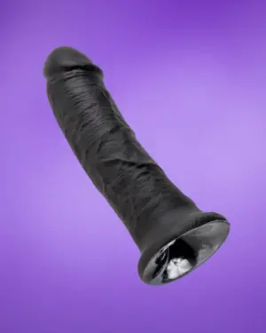 King Cock 8" - Fekete realisztikus dildó (20,3cm)