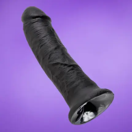 King Cock 8" - Fekete realisztikus dildó (20,3cm)