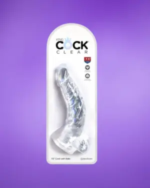 King Cock 7.5" - Zselés dildó
