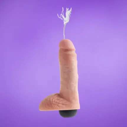 King Cock Squirting 8"- Spriccelő dildó (20cm)