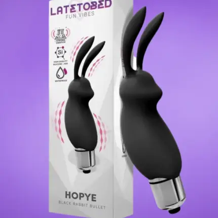 Latetobed Hopye - Nyuszis csiklóizgató (fekete)