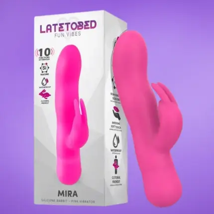 Latetobed Mira - Nyuszis vibrátor (pink)