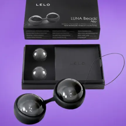 Lelo Luna Negro - Variálható gésagolyók