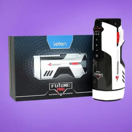 LETEN SM FUTURE PRO - Akkus, melegítős, nyögő fel-le mozgó szuper maszturbátor
