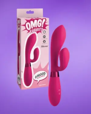 OMG Rabbits Mood - Csiklókaros vibrátor (pink)