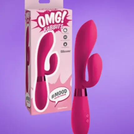OMG Rabbits Mood - Csiklókaros vibrátor (pink)