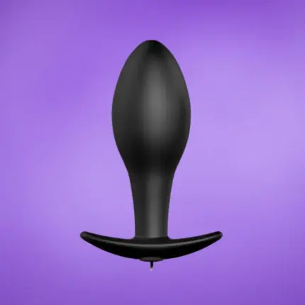 Pretty Love - Vibrációs análdugó távirányítóval (fekete)