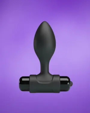 Pretty Love Butt Plug - Vibrációs análdugó (fekete)