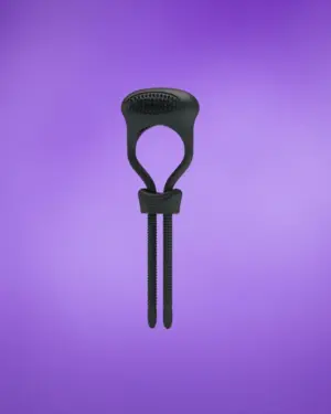 Pretty Love Curitis - Állítható vibrációs péniszgyűrű (fekete) - Image 9