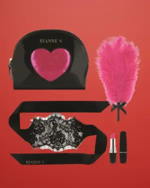 Rianne Essentials D Amour - 3 részes vibrátoros szett (pink-fekete)