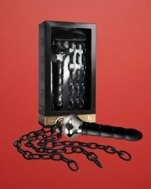 Rocksoff Lust Linx - Láncos korbács és vibrátor szett