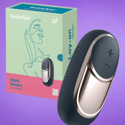 Satisfyer Dark Desire - Akkus csiklóvibrátor (fekete)