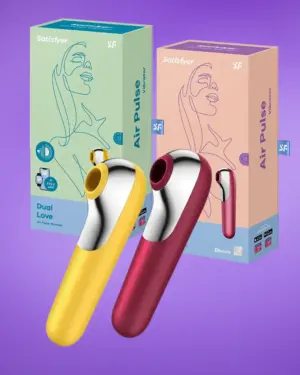 Satisfyer Dual Love - Okos,akkus,vízálló csiklóizgató