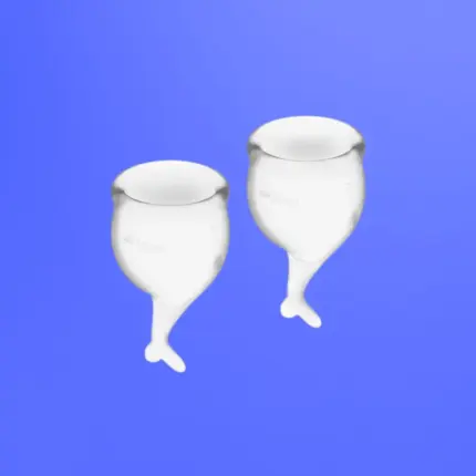 Satisfyer Feel Secure - 2 db intimkehely (színtelen)