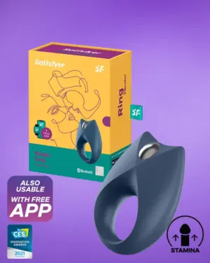 Satisfyer Royal One - Okos,akkus vibrációs péniszgyűrű (kék)