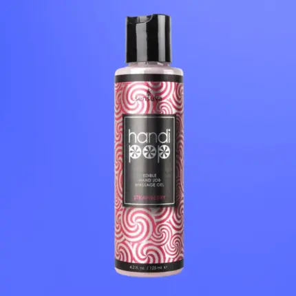Sensuva Handipop - Maszturbációs intim krém férfiaknak (eper)