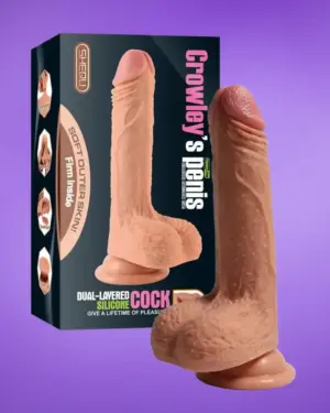 Shequ Crowley - Realisztikus dildó (18cm)