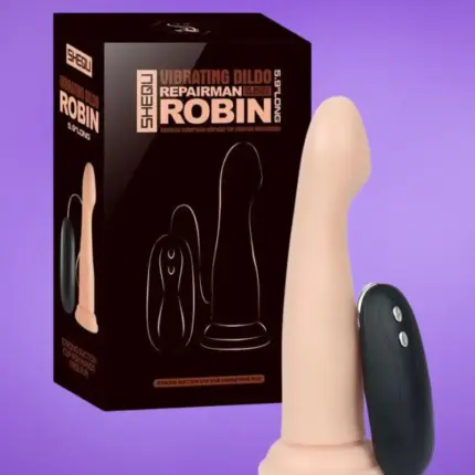 Shequ Robin - Távirányítós vibrátor (17,6cm)