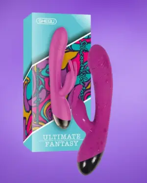 Shequ Huan - Akkus nyuszis vibrátor (lila)