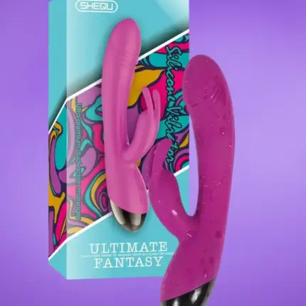 Shequ Huan - Akkus nyuszis vibrátor (lila)