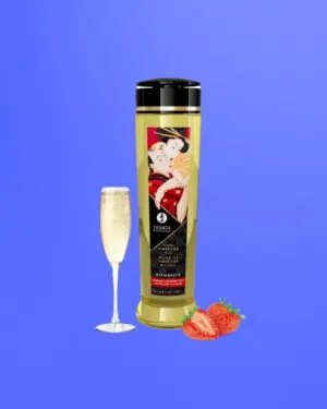 Shunga Erotic - Masszázsolaj (habzó eperbor) - 240ml