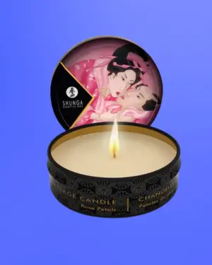Shunga Mini Candle - Masszázsgyertya (rózsa)
