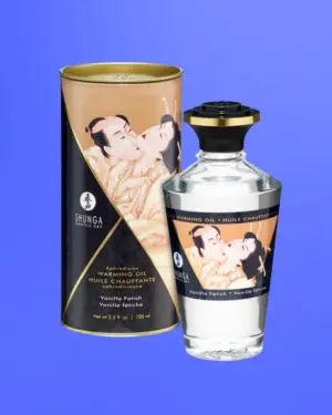 Shunga Massage Oil - Melegítő hatású masszázsolaj (vanília)