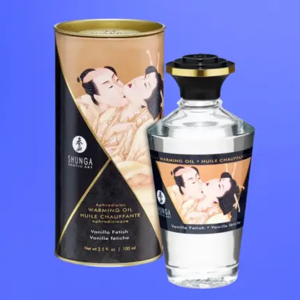 Shunga Massage Oil - Melegítő hatású masszázsolaj (vanília)