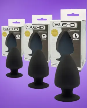 Silexd Model 1 - Prémium anál dildó (fekete)