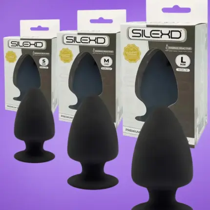 Silexd Model 1 - Prémium anál dildó (fekete)