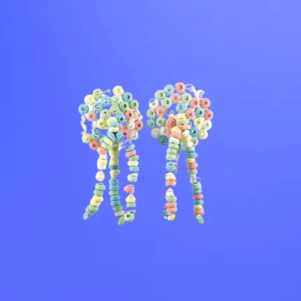 Candy Nipple - Cukorka mellbimbó dísz