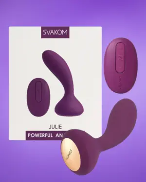 Svakom Julie - Akkus, rádiós prosztata vibrátor (viola)