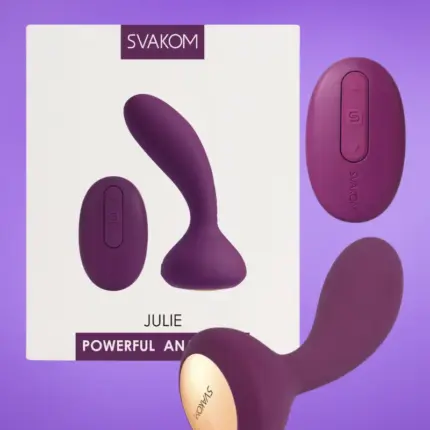 Svakom Julie - Akkus, rádiós prosztata vibrátor (viola)