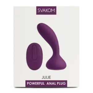 Svakom Julie - Akkus, rádiós prosztata vibrátor (viola) - Image 8