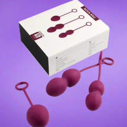 Svakom Nova - 3 részes gésagolyó szett (viola)