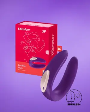 Satisfyer Double Plus - Vízálló,akkus párvibrátor
