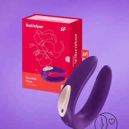 Satisfyer Double Plus - Vízálló,akkus párvibrátor