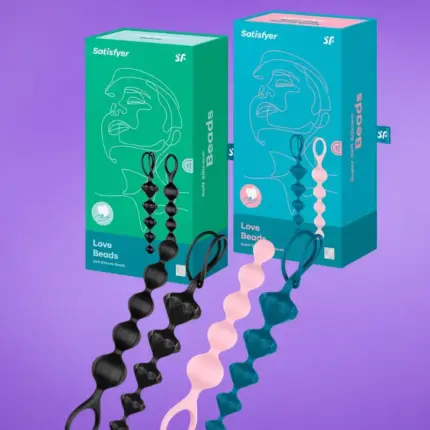 Satisfyer Love Beads - Gyöngyös anál dildó szett
