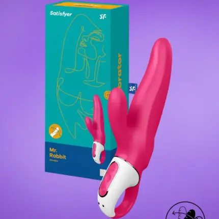 Satisfyer Mr. Rabbit - Vízálló, akkus csiklókaros vibrátor (pink)
