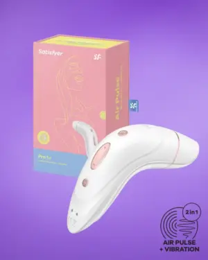 Satisfyer Pro 1+ - Akkus, vibráló csiklóizgató (fehér)